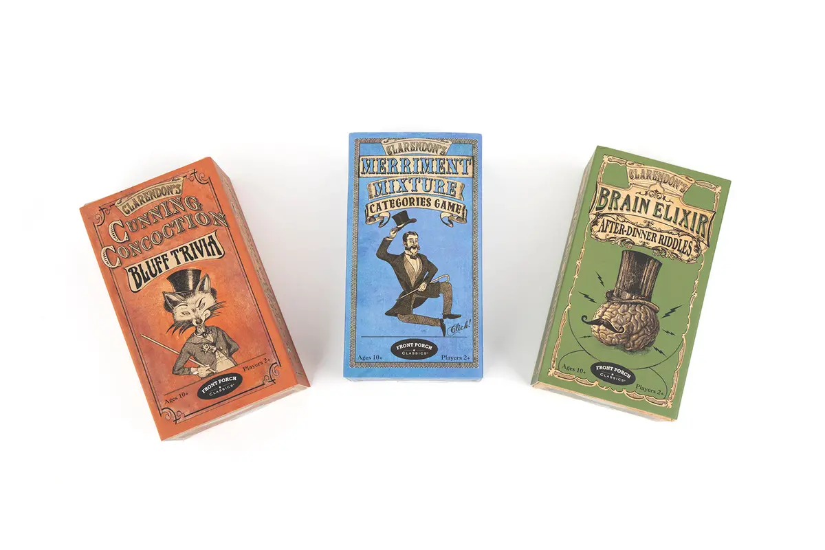 Vintage Party Game Set - After Dinner Games 1