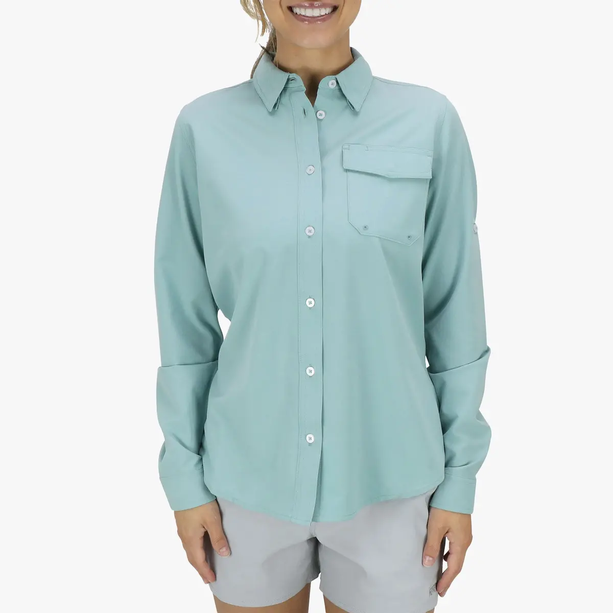 Women's Ace Ls Button Down 1