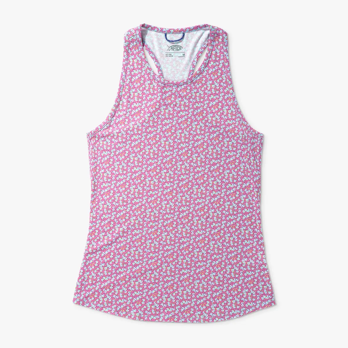 Women's Ocean Bound Printed Performance Tank | Pink 1