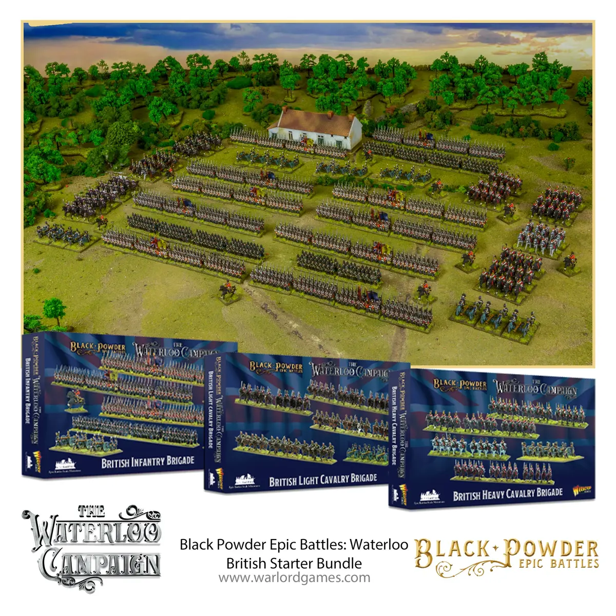 Black Powder Epic Battles: Waterloo British Starter Bundle 1