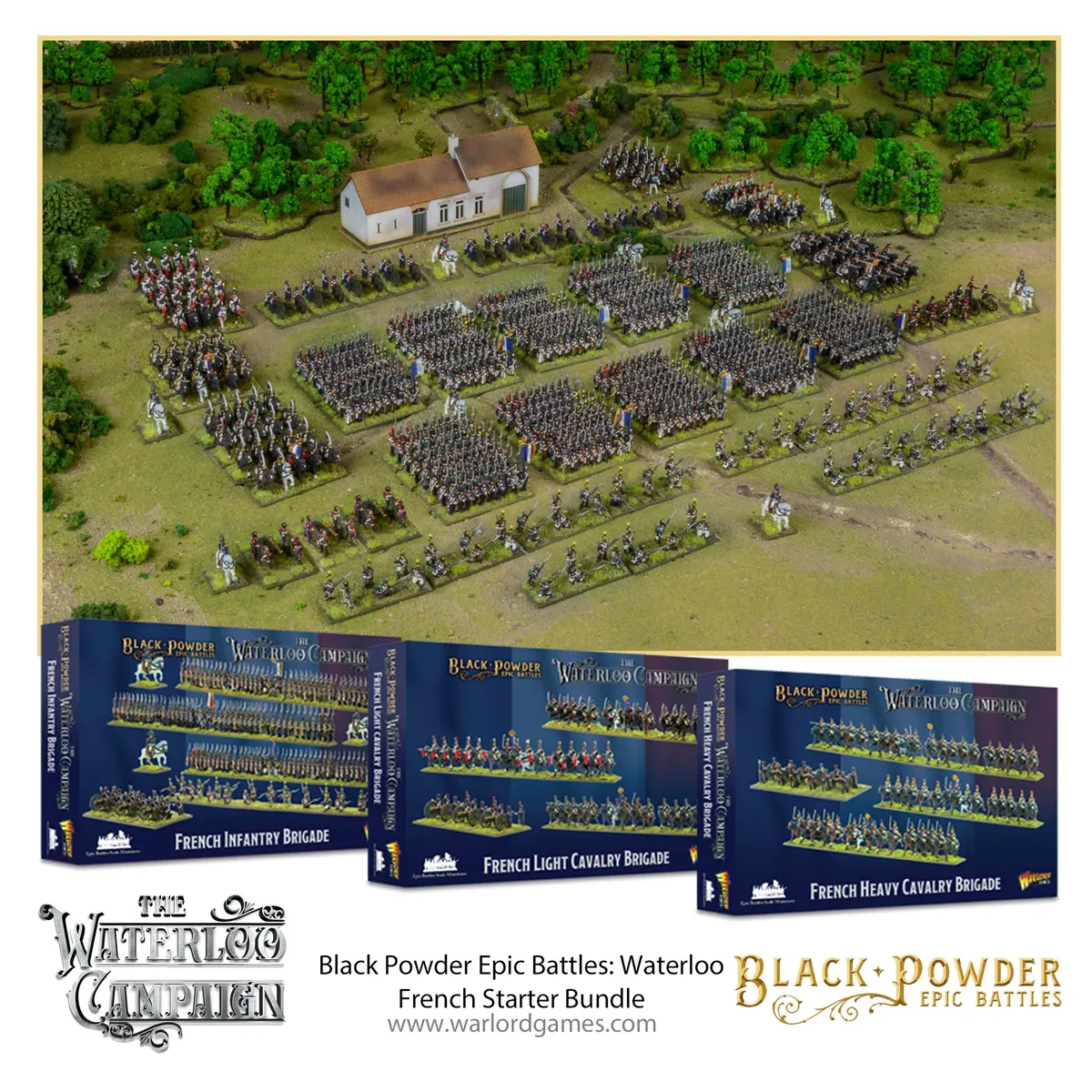 Black Powder Epic Battles: Waterloo French Starter Bundle 1