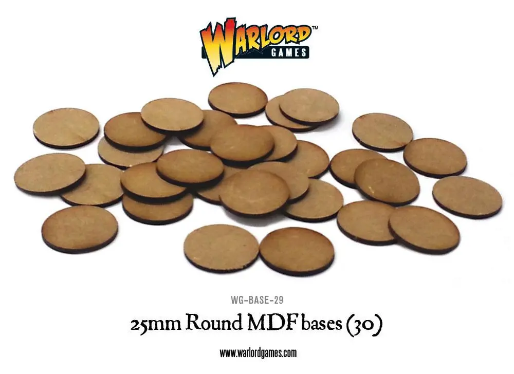 25Mm Round Mdf Bases 1