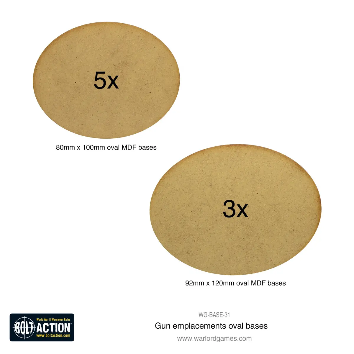 Gun Emplacements Oval Bases 1