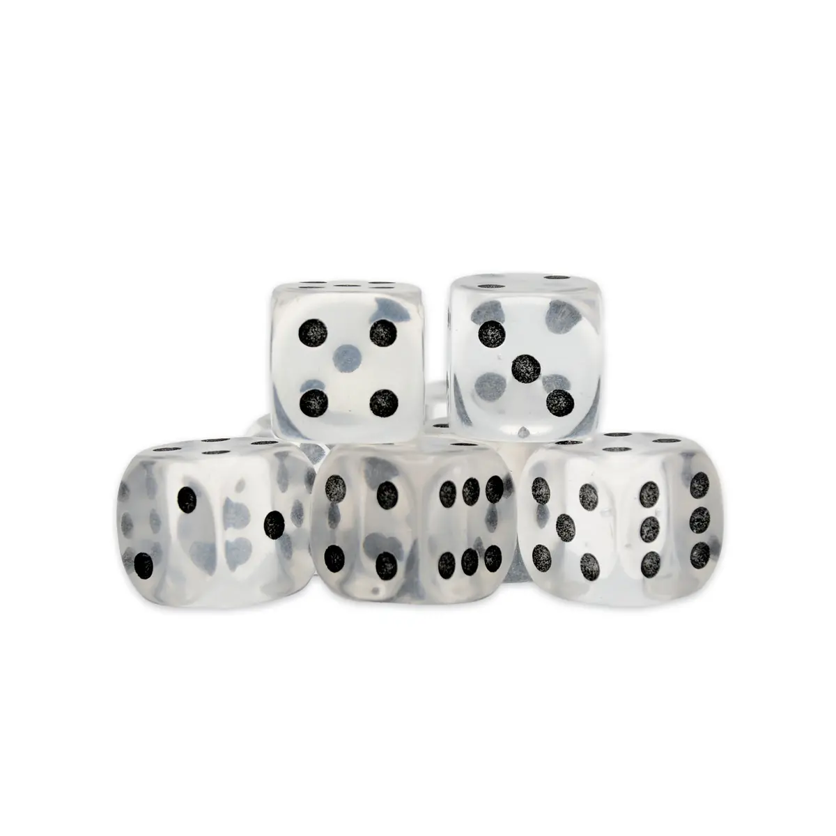 Clear Quartz D6 Dice 1