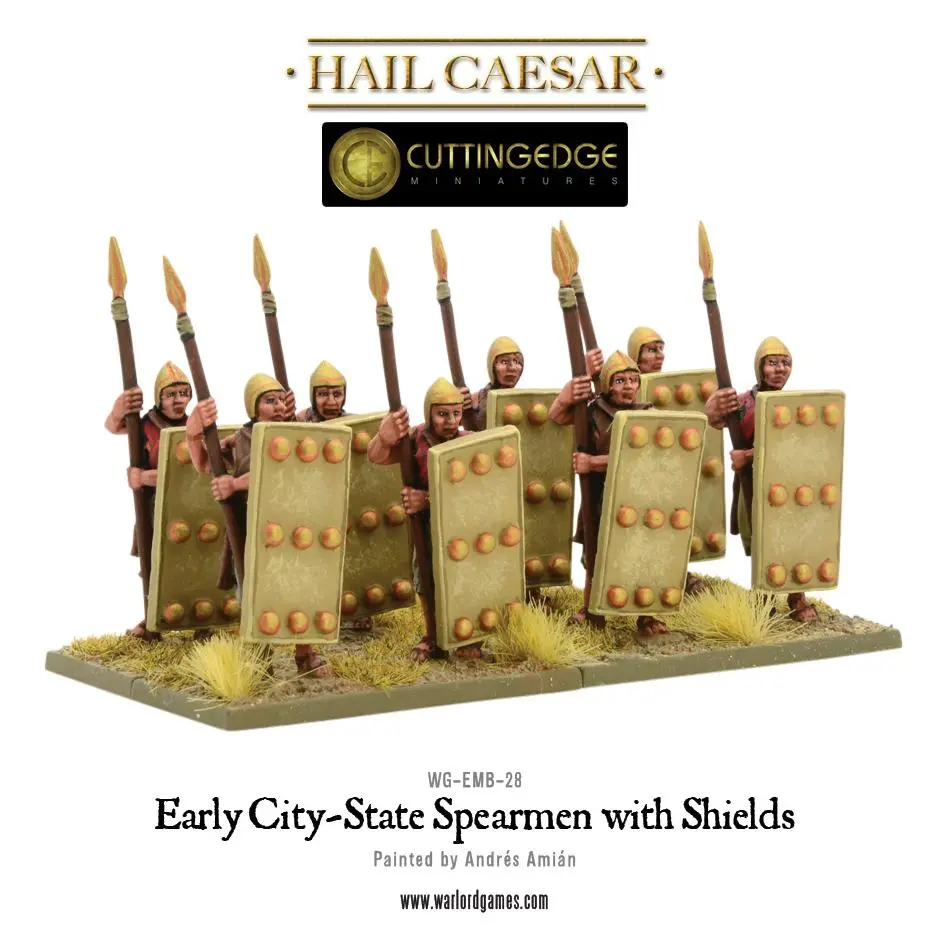 Early City-State Spearmen With Shield 1