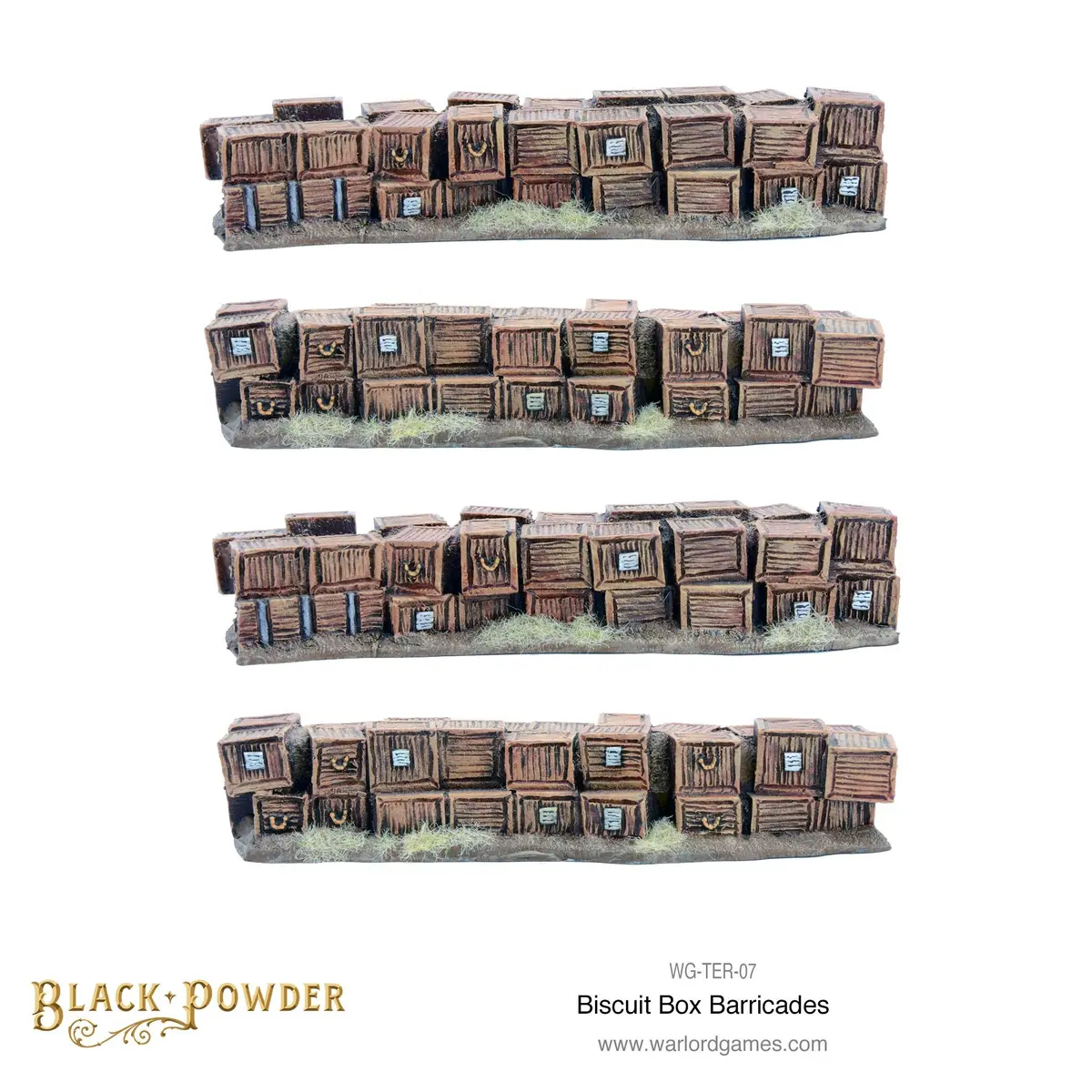 Anglo-Zulu War Biscuit Box Barricade Set 1