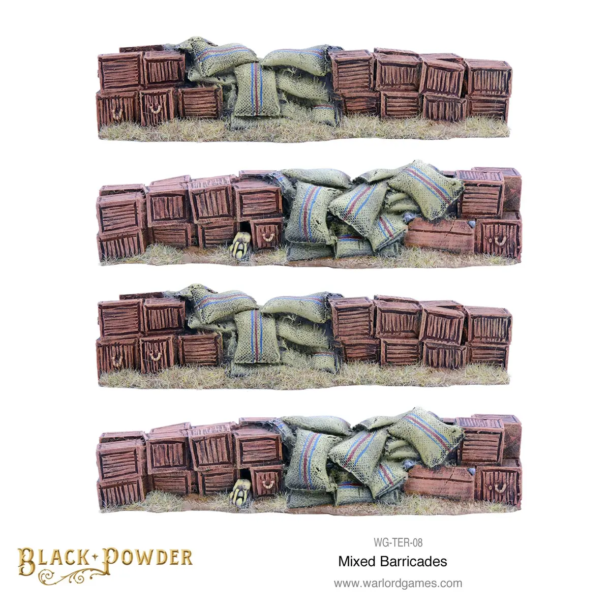 Anglo-Zulu War Mixed Barricade Set 1