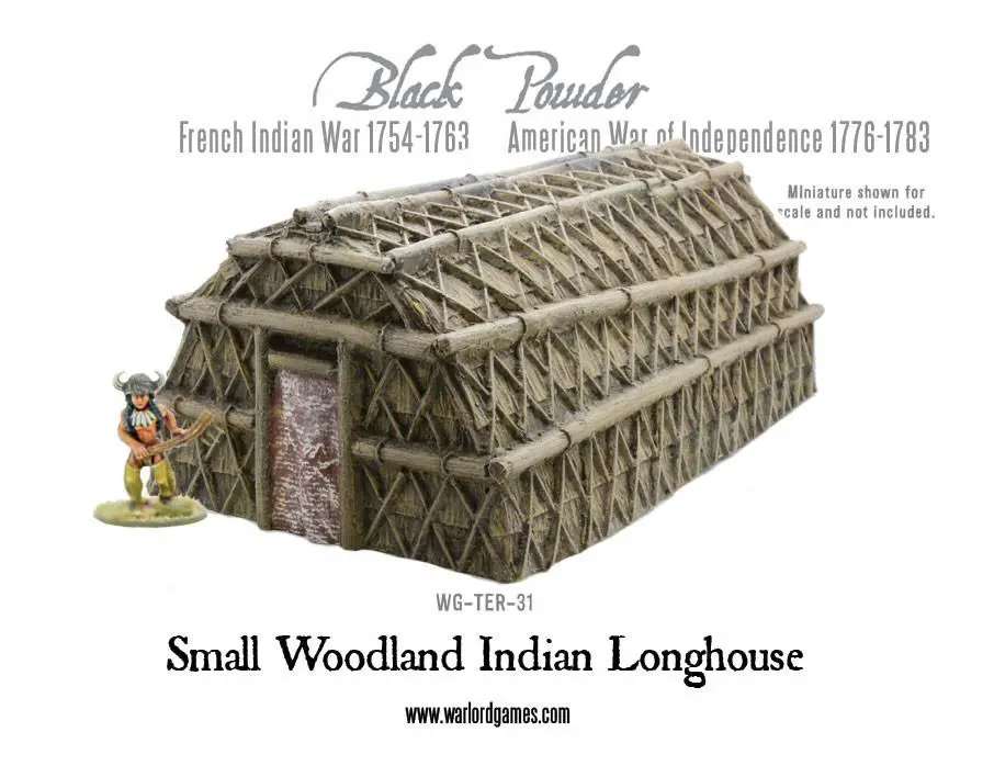 Small Woodland Indian Longhouse 1