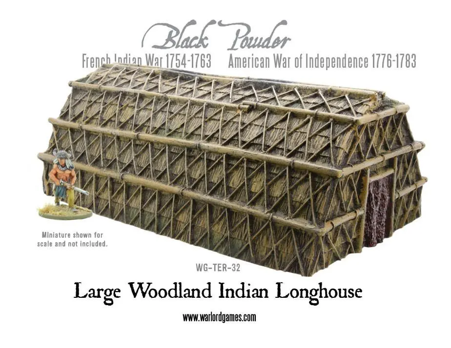 Large Woodland Indian Longhouse 2