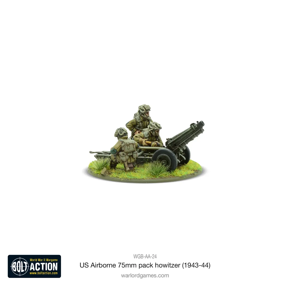Us Airborne 75Mm Pack Howitzer Light Artillery 1