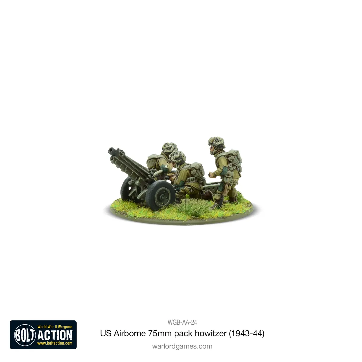 Us Airborne 75Mm Pack Howitzer Light Artillery 2