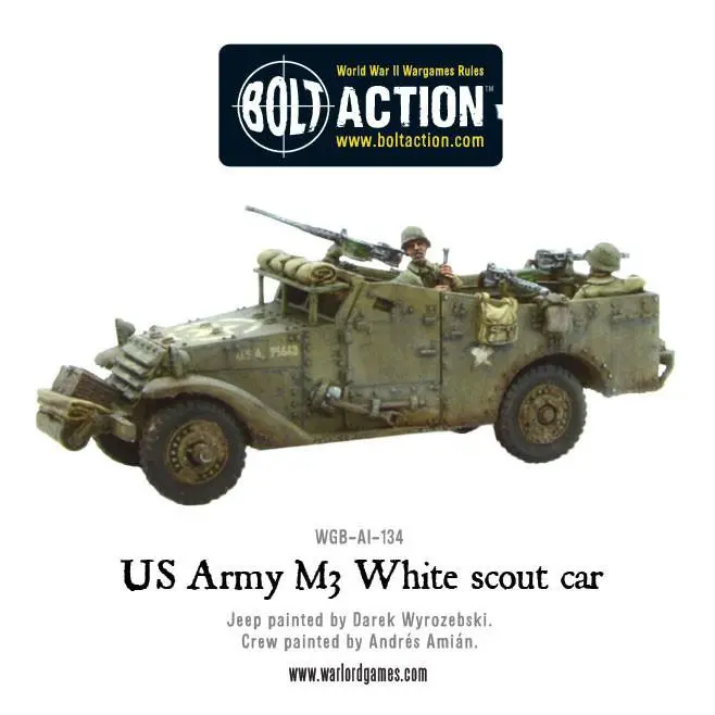 Us Army M3 White Scout Car 1