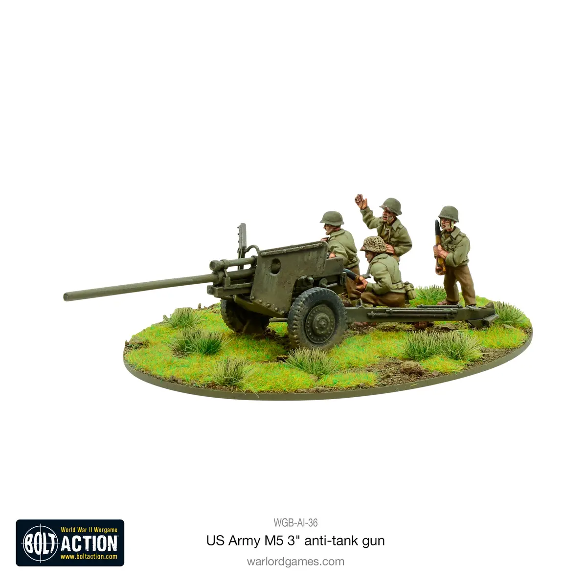 Us Army M5 3" Anti-Tank Gun 1