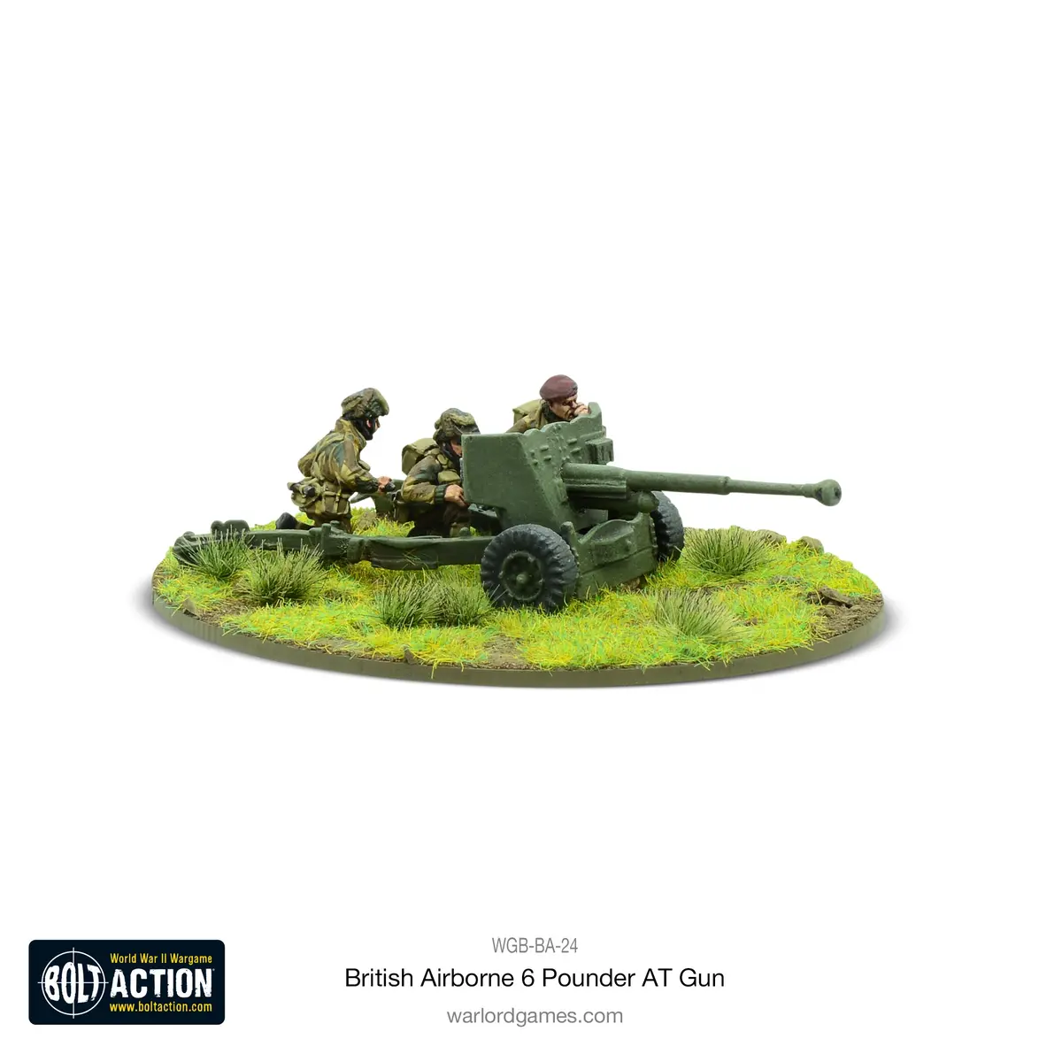 British Airborne Six Pounder At Gun 1