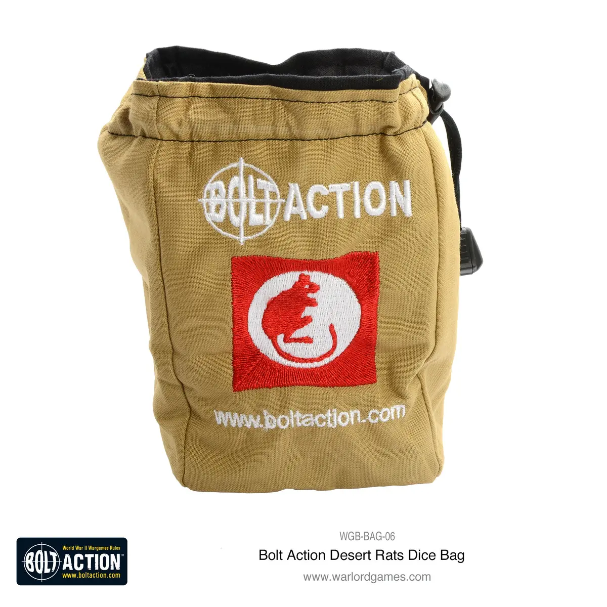 Bolt Action Desert Rat Dice Bag 1