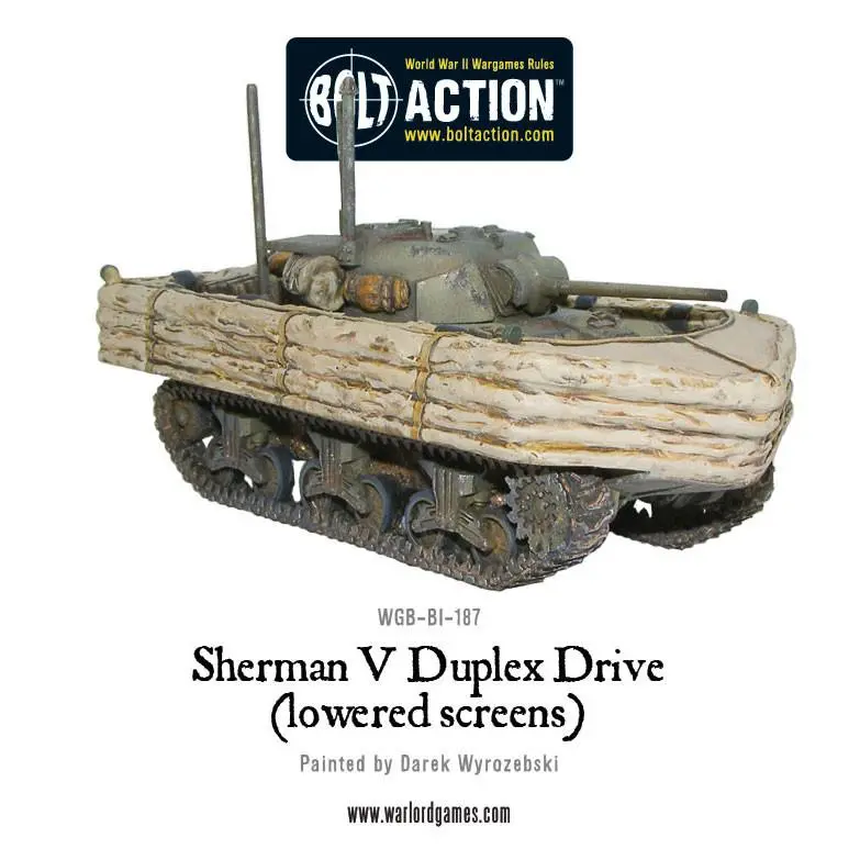 Sherman V Duplex Drive (Lowered Screens) 2