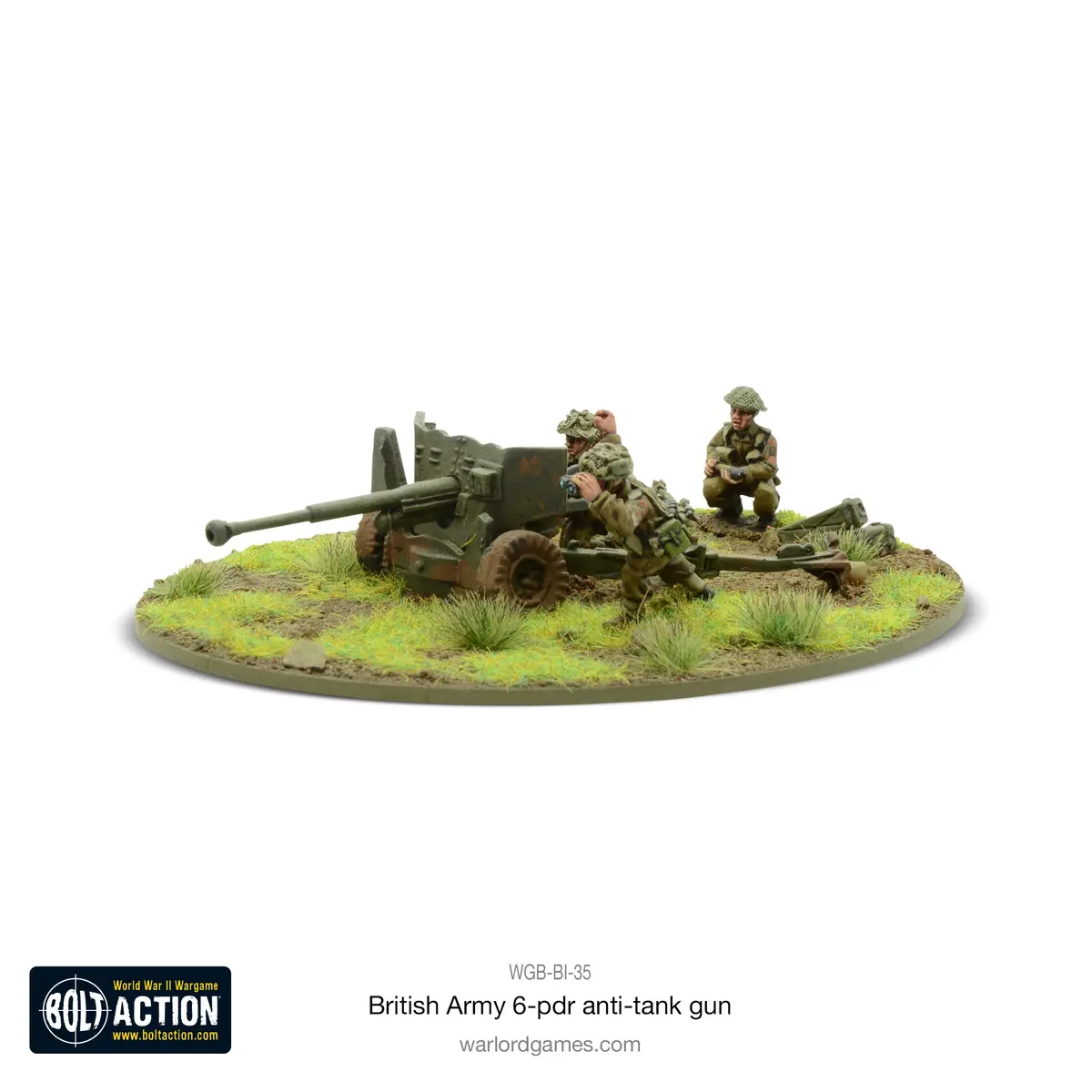 British Army Six Pounder At Gun 2