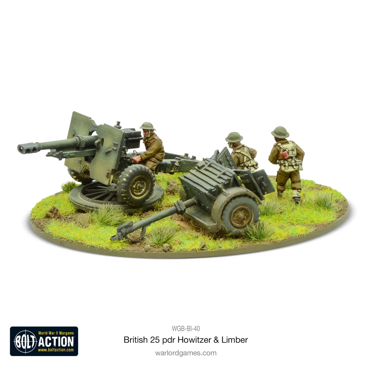 British 25 Pdr Howitzer & Limber 1