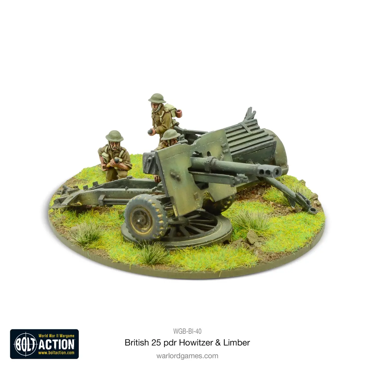 British 25 Pdr Howitzer & Limber 2