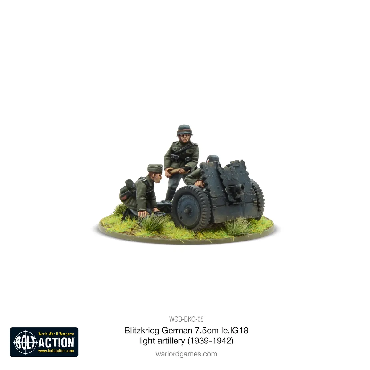 Blitzkrieg German 75Mm Leig 18 Light Artillery (1939-42) 1