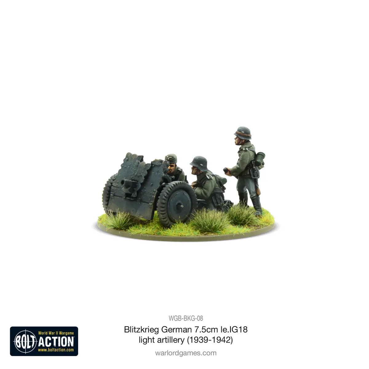 Blitzkrieg German 75Mm Leig 18 Light Artillery (1939-42) 2