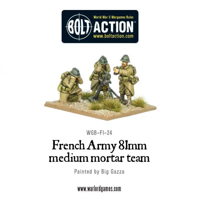 French Army 81Mm Medium Mortar Team 1