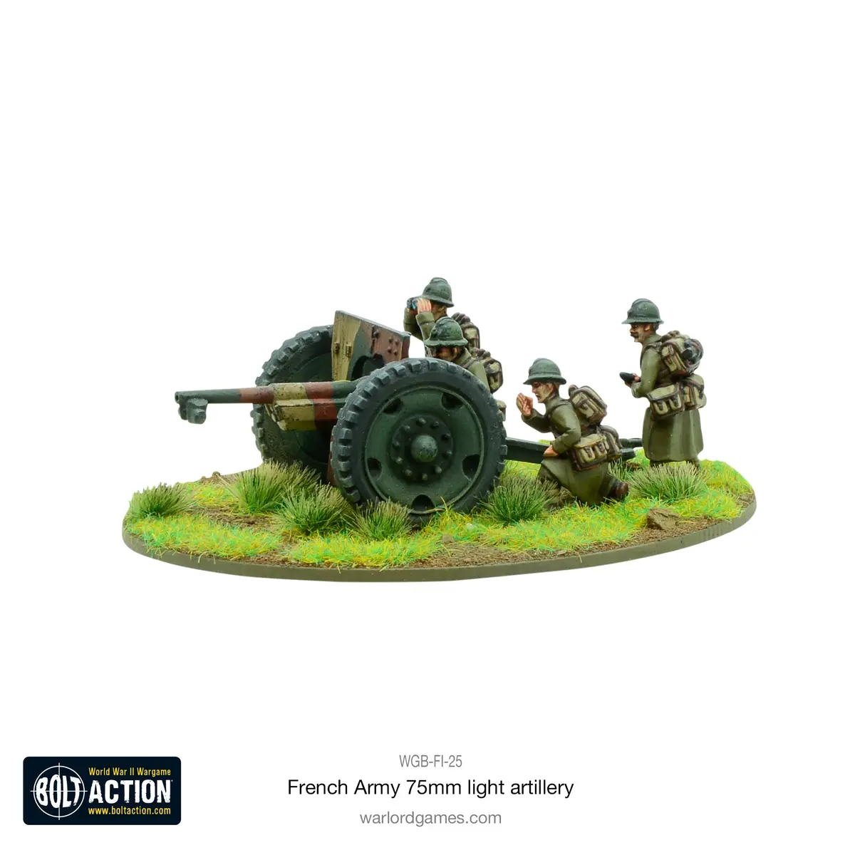 French Army 75Mm Light Artillery 1