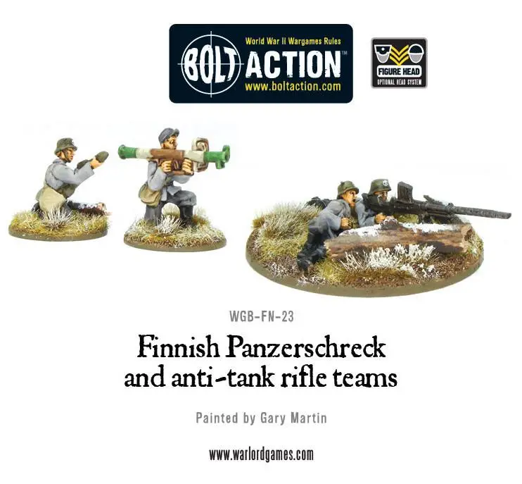 Finnish Panzerschreck And Anti-Tank Rifle Teams 1