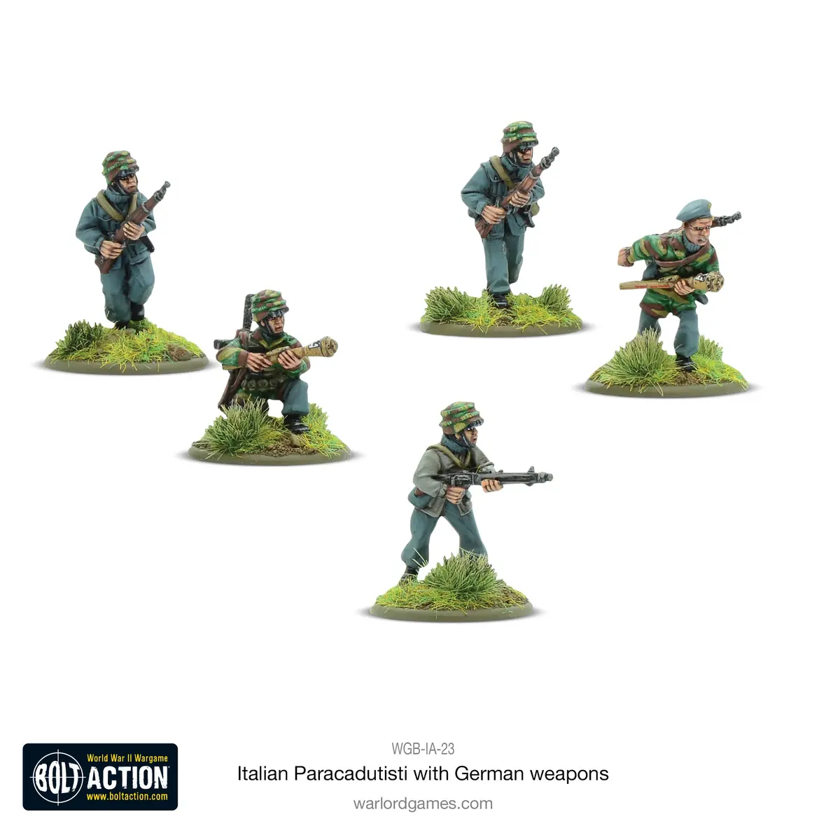Italian Paracadutisti With German Weapons 1