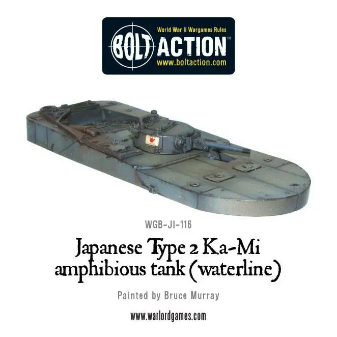 Japanese Type 2 Ka-Mi Amphibious Tank (Waterline) 1