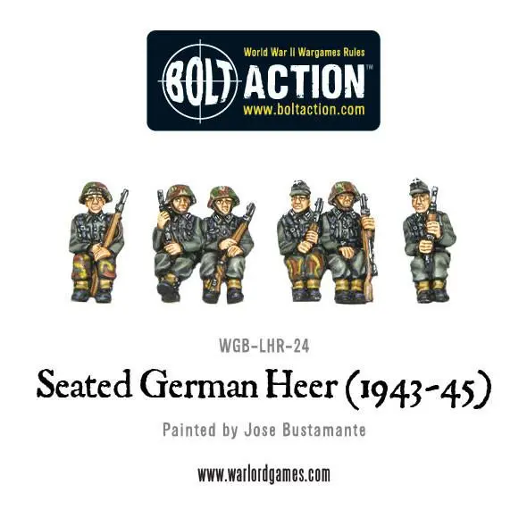 Seated German Heer (1943 - 45) 1