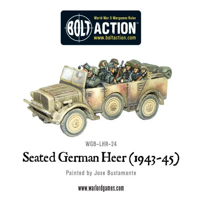 Seated German Heer (1943 - 45) 2