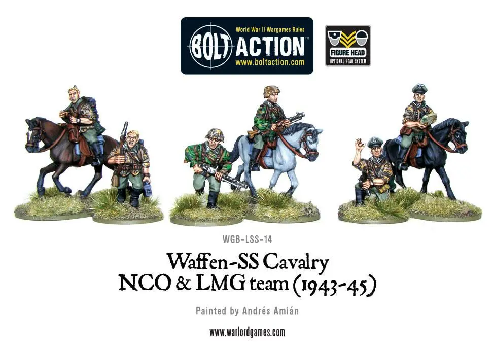 Waffen Ss Cavalry Nco & Lmg 1942-45 1