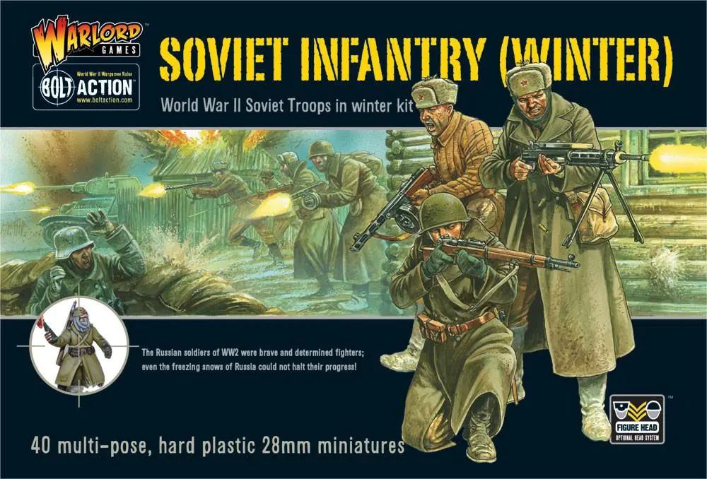 Soviet Winter Infantry Plastic Box Set 1