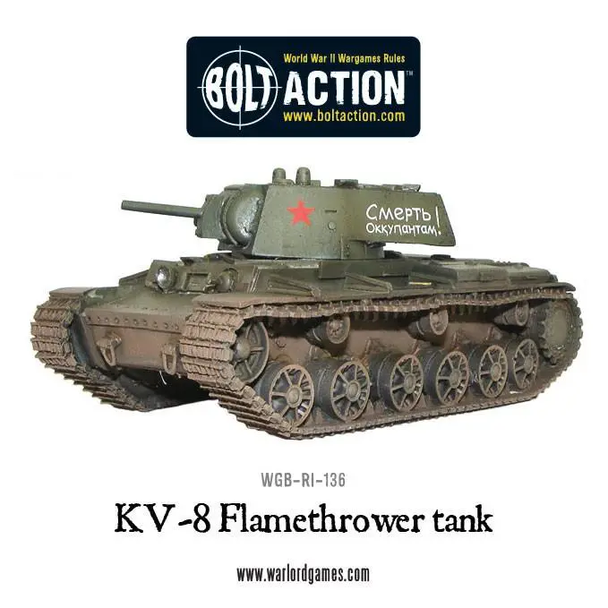 Kv-8 Flamethrower Tank 1