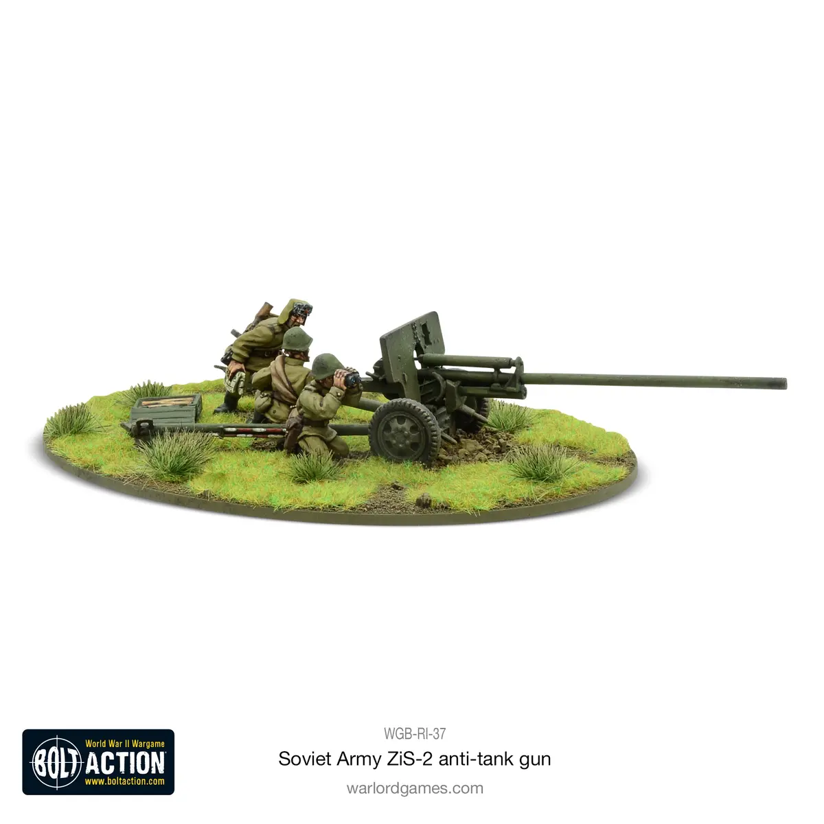 Soviet Army Zis-2 57Mm Anti-Tank Gun 1