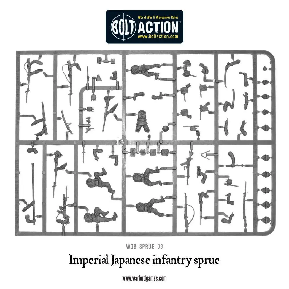 Japanese Infantry Sprue 1
