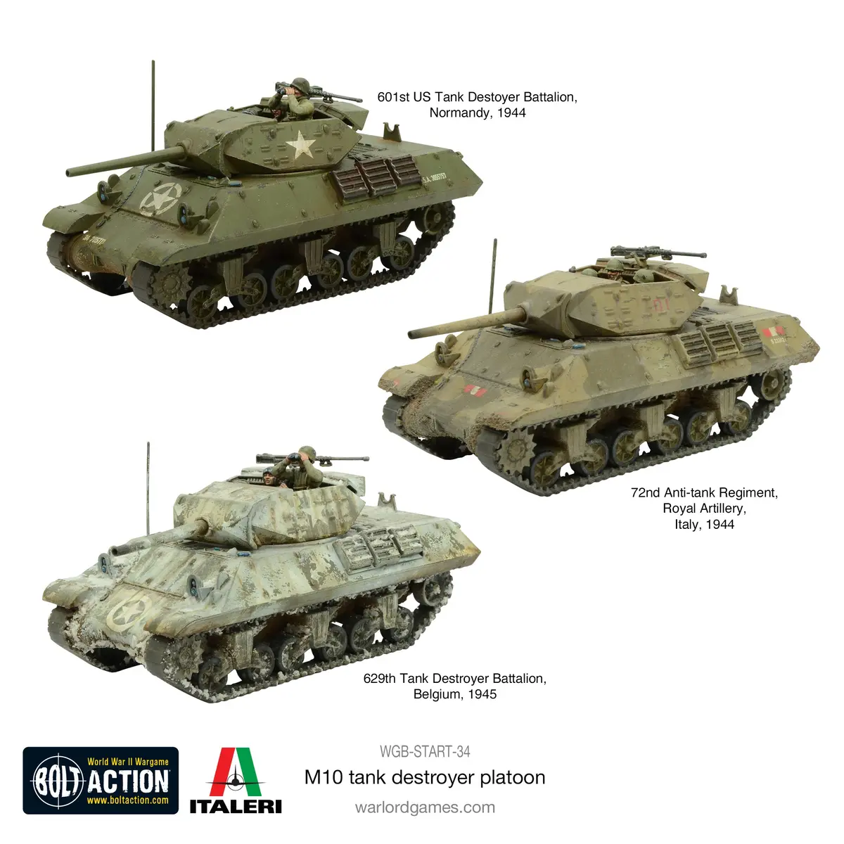 M10 Tank Destroyer Platoon (Plastic) 2