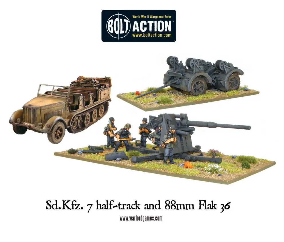 Sd.Kfz 7 And 88Mm Flak Gun 1