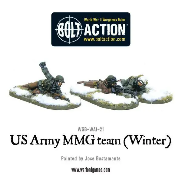 Us Army Mmg Team (Winter) - Prone 1