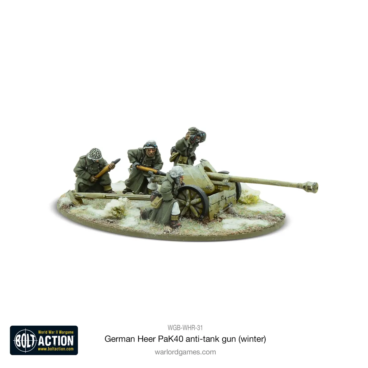 German Heer 75Mm Pak 40 Anti-Tank Gun (Winter) 1