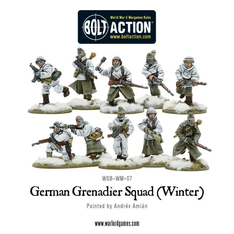 German Grenadiers In Winter Clothing 2