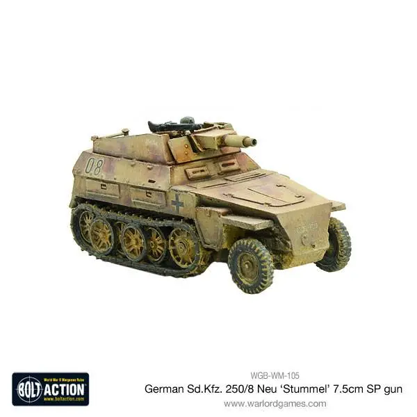 Sd.Kfz 250/8 Neu 'Stummel' 7.5Cm Sp Gun 1
