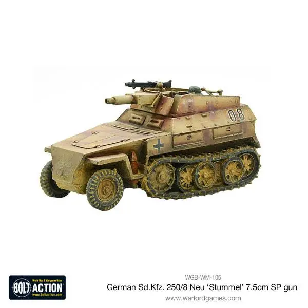 Sd.Kfz 250/8 Neu 'Stummel' 7.5Cm Sp Gun 2