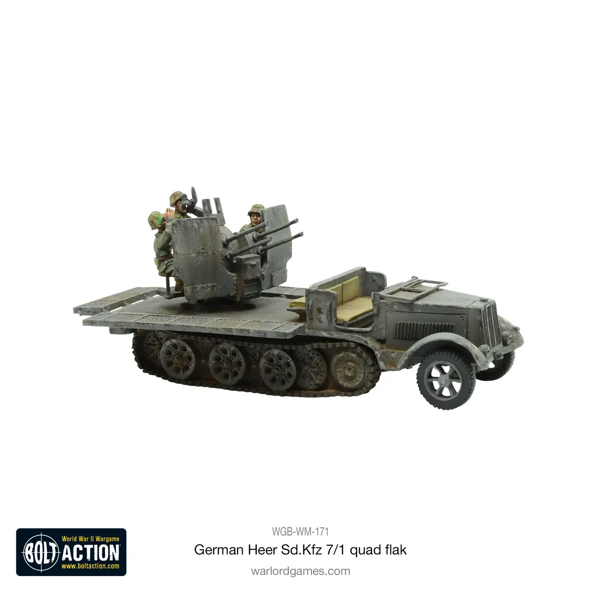 German Heer Sd.Kfz 7/1 Quad Flak 1