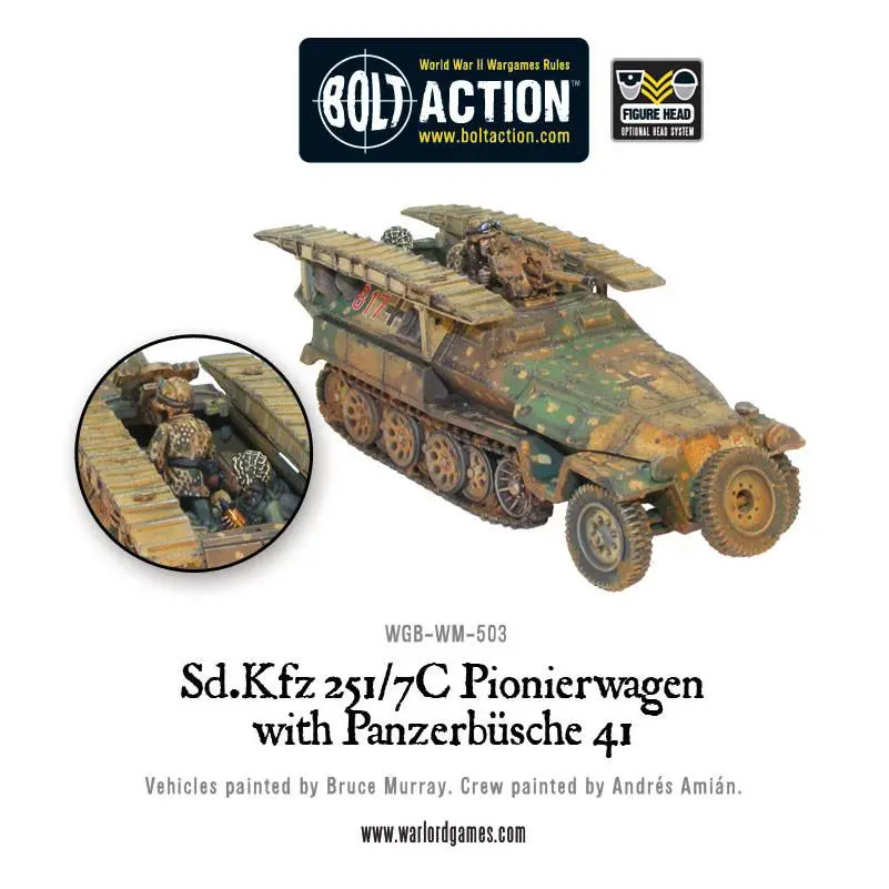 Sd.Kfz 251/7C Pionierwagen With Panzerbuchse 41 1