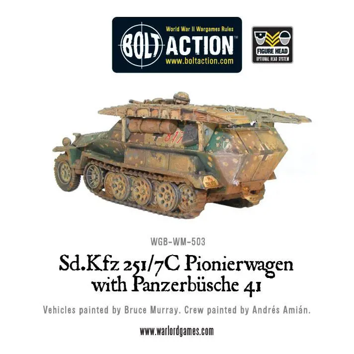 Sd.Kfz 251/7C Pionierwagen With Panzerbuchse 41 2