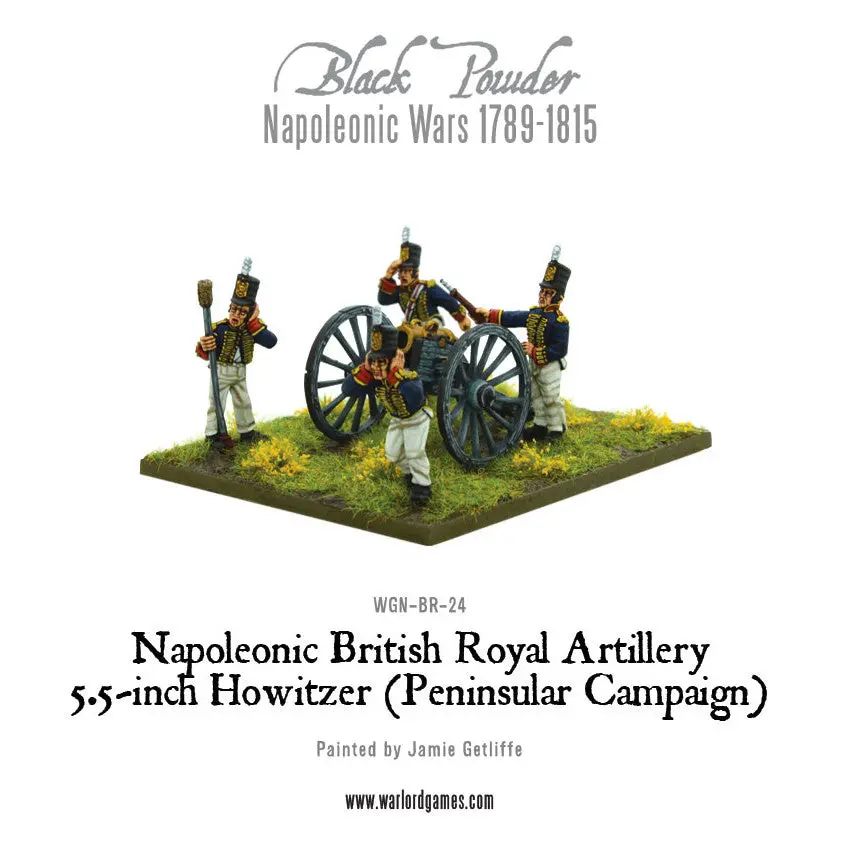 Napoleonic British Royal Artillery 5.5-Inch Howitzer (Peninsular Campaign) 1