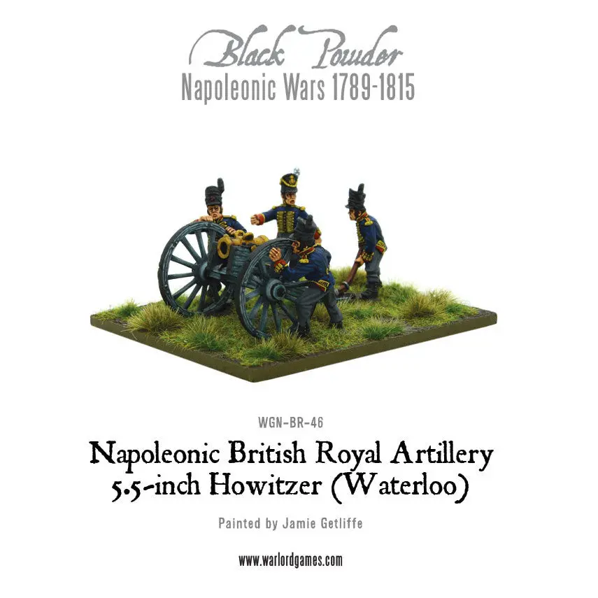 Napoleonic British Royal Artillery 5.5-Inch Howitzer (Waterloo Campaign) 1