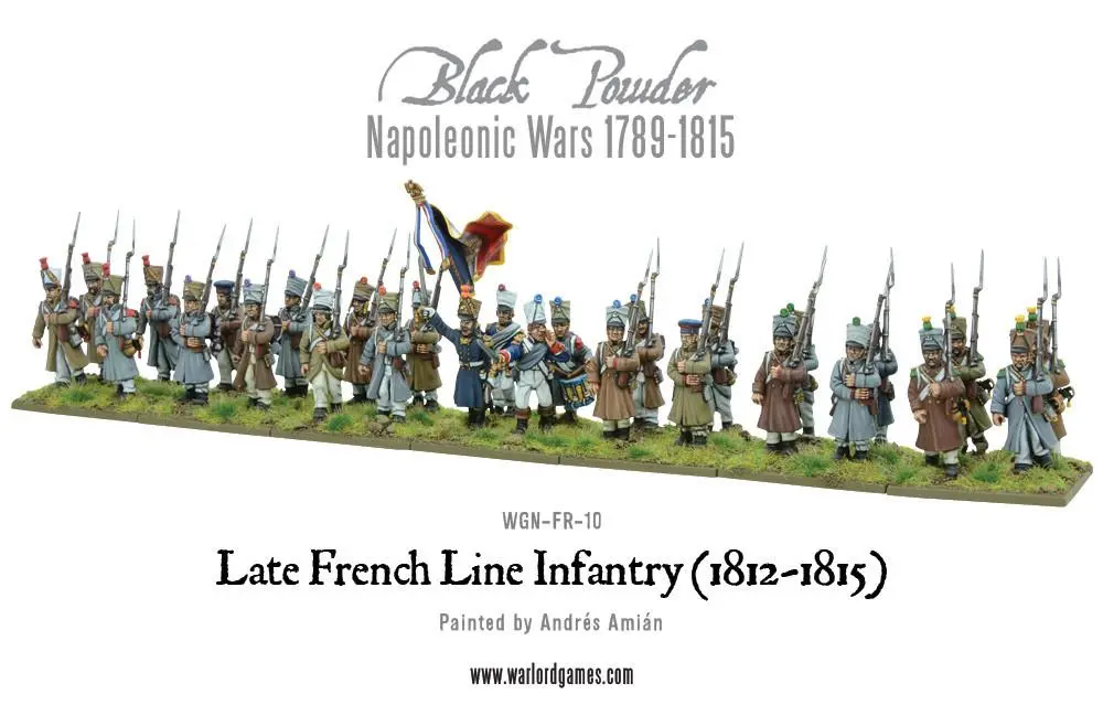 Napoleonic Late French Line Infantry (1812-1815) Brigade 2